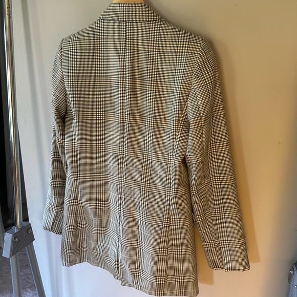 Zara tan double breasted blazer for women - Picture 8 of 9